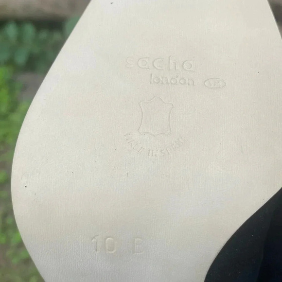 Sacha London Black Suede High Heel Size 10 - Picture 9 of 9